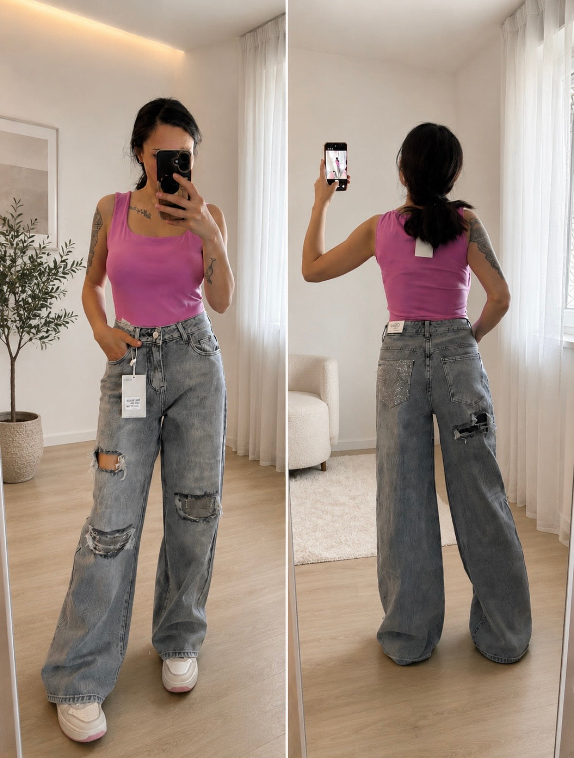 Jeans modello diamond pocket