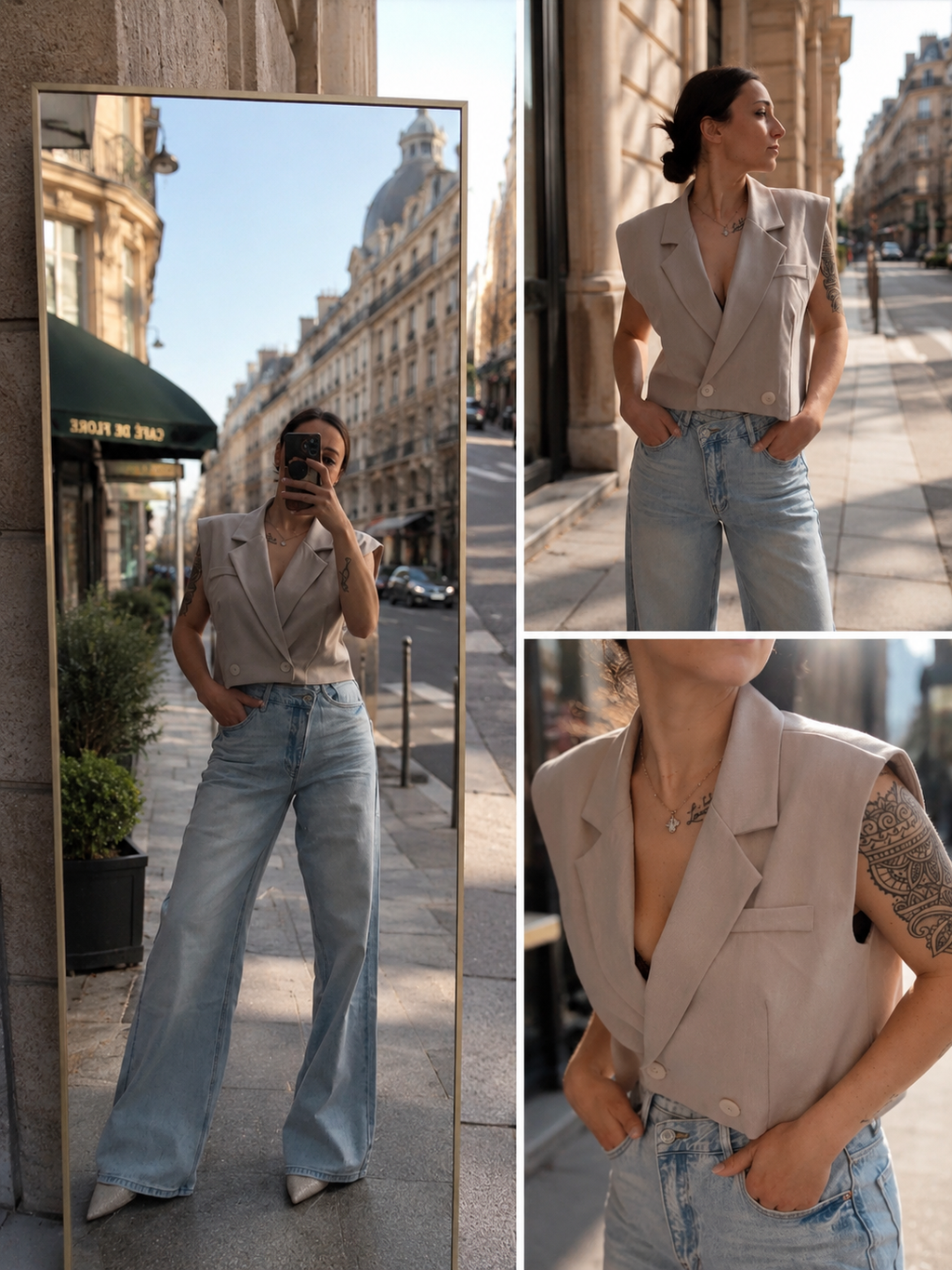 Jeans asimmetrico