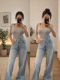 Jeans asimmetrico