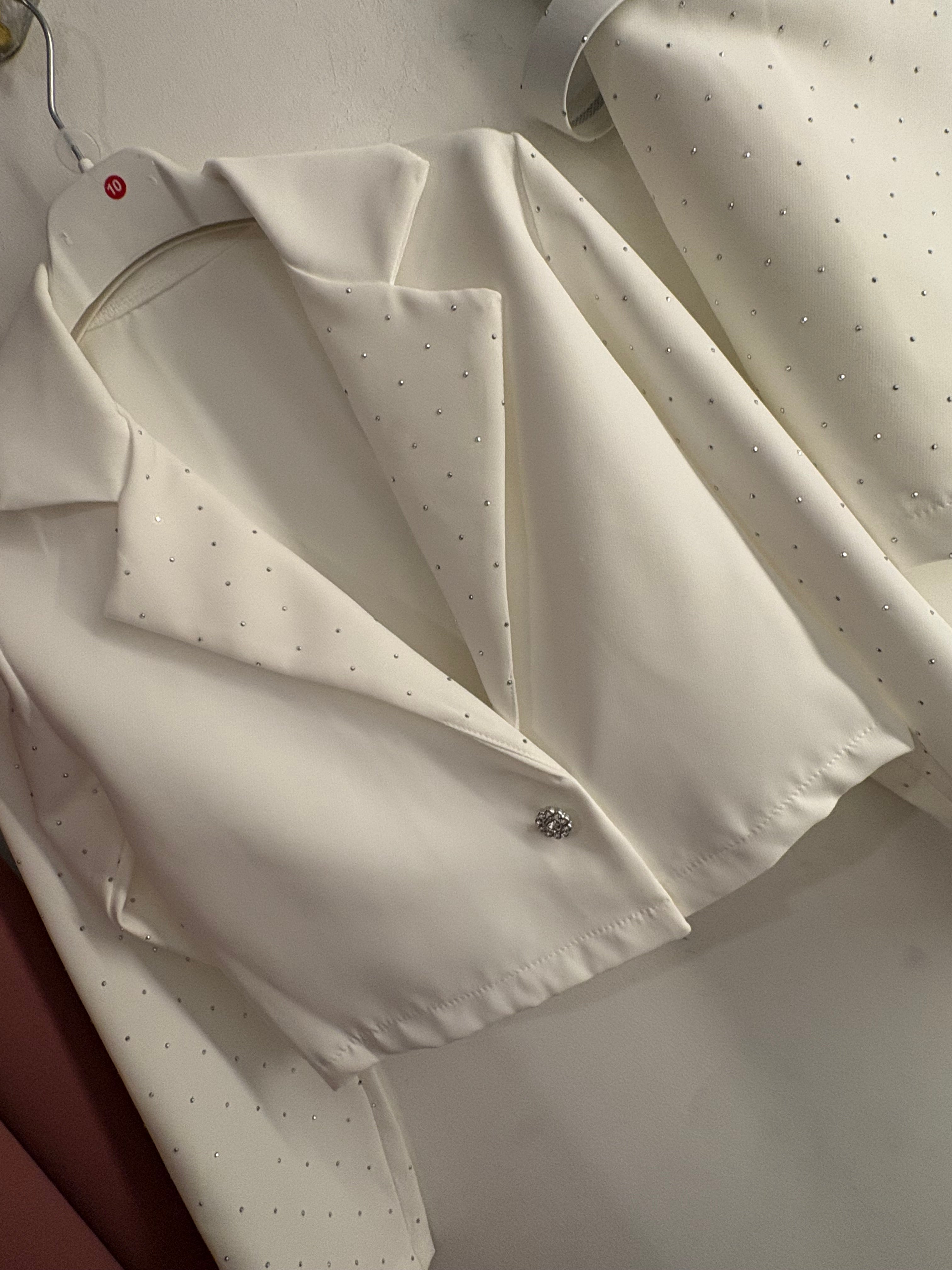 Tailleur bimba con strass
