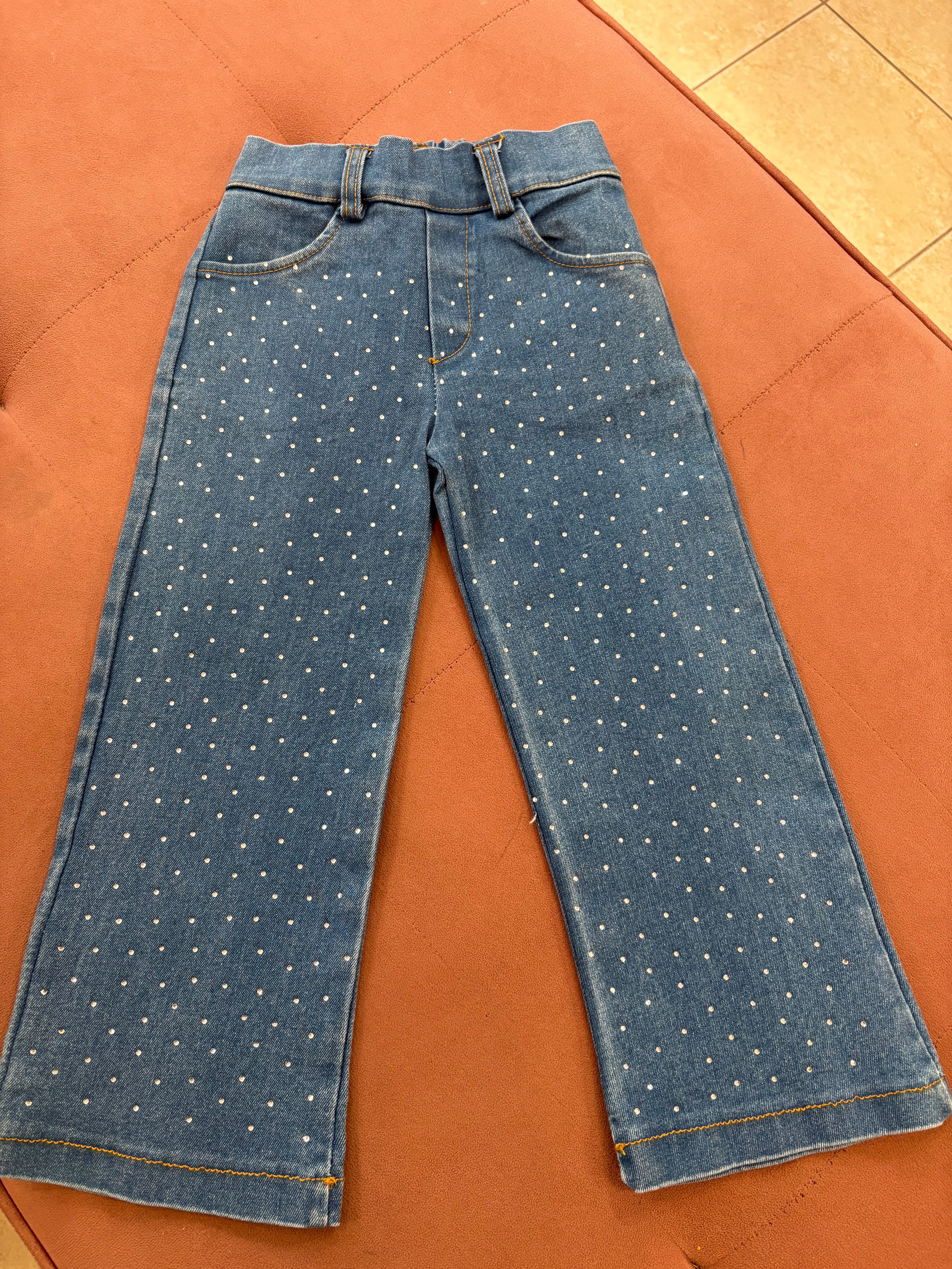 Jeans con brillantini