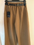 Pantalone a palazzo con strass