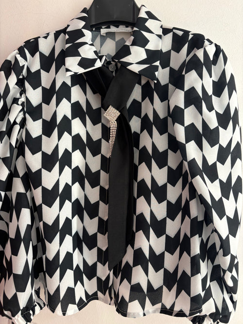 Camicia con cravattino