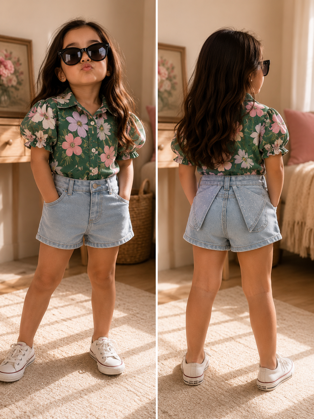 Pantaloncino fiocco
